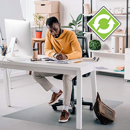 Floortex FRECO124851EP Bodenschutzmatte / Bürostuhlunterlage "Ecotex evolutionmat", 120 x 130 cm, aus verbessertem Polymer mit bis zu 50 % recyceltem Inhalt, transparent, rechteckig, TÜV zertifiziert, für harte Böden Floortex FRECO124851EP Bodenschutzmatte / Bürostuhlunterlage "Ecotex evolutionmat", 120 x 130 cm, aus verbessertem Polymer mit bis zu 50 % recyceltem Inhalt, transparent, rechteckig, TÜV zertifiziert, für harte Böden von Floortex