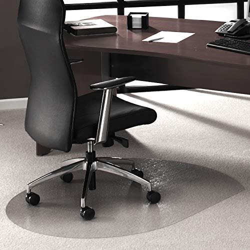 Floortex Polycarbonate Clear Bodenschutzmatte, Polykarbonat, hochtransparent, 99 x 125 cm von Floortex