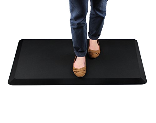 afs-tex System 3000 rechteckig Matte Anti-Müdigkeit, 50 x 100 cm, Carbon Schwarz (fc35199abm) von Floortex