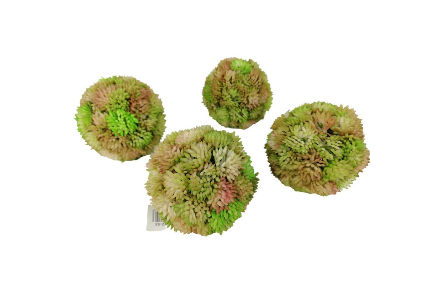 Kunstpflanze Sedum Kugel Fetthenne Grün Ø 7cm, 4 St., Flor & Decor Import GmbH von Flor & Decor Import GmbH