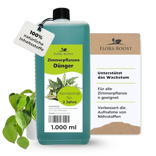 Flora Boost Zimmerpflanzen Dünger Flora Boost 1000ml I Für bis zu 200L Gießwasser I Universaldünger für Zimmerpflanzen I Flüssiger Blatt- & Wurzeldünger I 100% natürlicher Pflanzendünger Flora Boost Zimmerpflanzen Dünger Flora Boost 1000ml I Für bis zu 200L Gießwasser I Universaldünger für Zimmerpflanzen I Flüssiger Blatt- & Wurzeldünger I 100% natürlicher Pflanzendünger von Flora Boost