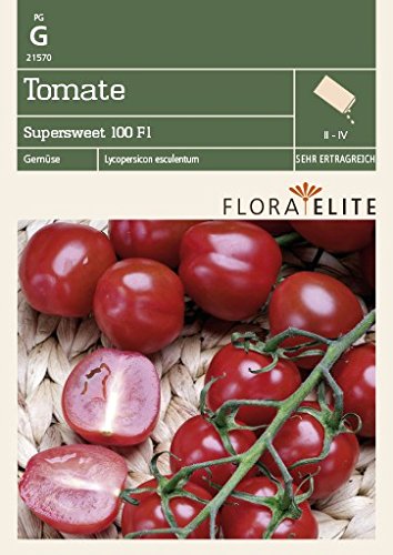 Flora Elite 21570 Tomate Supersweet 100 F1-Hybride (Tomatensamen) von Flora Elite