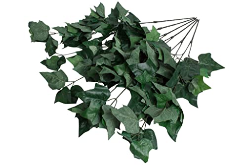 Flora-Seta künstlicher Englisch-Efeuzweig Farbe: grün (1 Einheit = 6 Stück) von Flora-Seta