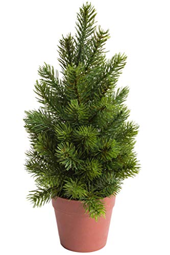Flora-Seta künstlicher Tannenbaum / Tannenbusch (im Kunststofftopf) von Flora-Seta