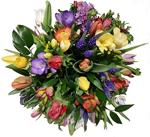 Blumenstrauß zum Geburtstag oder einfach mal so -bunter Mix an Blumen der Saison- Flora Trans von Flora Trans