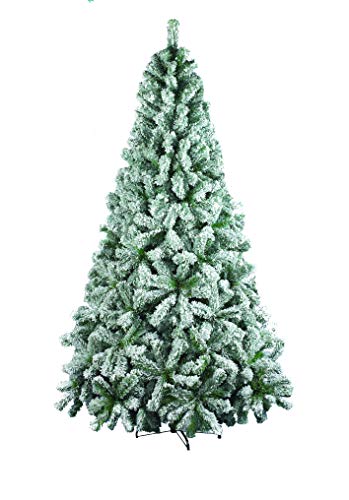 Weihnachtsbaum "Maria", 180 cm hoch, weiß getüncht, extra dick, 644 Äste, 100x100x180 cm von Flora