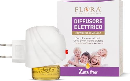 Zeta Free elektrischer Diffusor mit Nachfüllung – Flora Zeta Free elektrischer Diffusor mit Nachfüllung – Flora von Flora