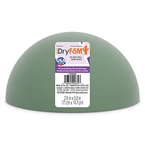 Floracraft Dry Foam Half Ball-6-inch x 3-inch von FloraCraft