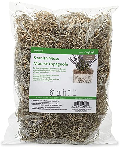 FloraCraft Spanish Moss 2oz-Natural Kunsthandwerk, Sonstiges:, Braun, 2 OZ von FloraCraft