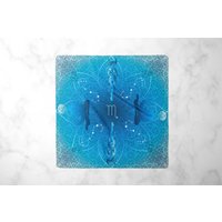 Skorpion Altartuch - Seidenaltartuch Tarottuch Sternzeichen Astrologie Wasserzeichen von FloraFaunaAndFairies