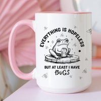 Lustiger Mentale Gesundheit Frosch Landhausstil Tasse, Kröten Liebhaber Natur Geschenk Kaffeebecher, Wald Käfer Sammler, Biologie Glas Lustiger Mentale Gesundheit Frosch Landhausstil Tasse, Kröten Liebhaber Natur Geschenk Kaffeebecher, Wald Käfer Sammler, Biologie Glas von FloraHappiness