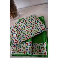 Grünes Tetris-Bettlaken-Set von FloraHomemade