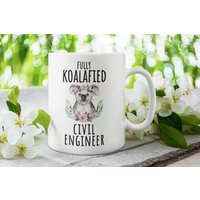 Bauingenieur Tasse Ingenieur Abschluss Geschenk Für Qualifizierte Koalafied Ingenieure Kaffeetasse von FloraLoveGiftStore