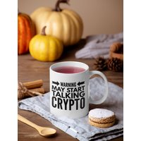 Krypto Tasse Warnung Kann Anfangen Zu Sprechen Kaffeetasse Bitcoin Geschenke von FloraLoveGiftStore