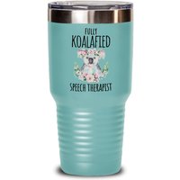 Logopäde Reisebecher Abschlussbecher Isolierbecher Kaffeetasse Geschenk Für Neue Logopädin von FloraLoveGiftStore