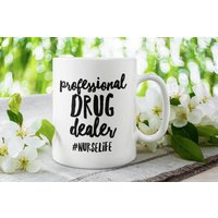 Lustige Krankenschwester Tasse Geschenk Für Professionelle Drogenhändler Krankenschwesterlebensbecher Stillgeschenke von FloraLoveGiftStore