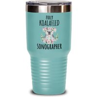 Sonograph Reisebecher Graduierten Abschluss Voll Ausgebildet Koalafied Isolierte Becher Kaffeetasse von FloraLoveGiftStore