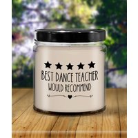 Tanzlehrer Geschenk Kerze Für Danke Geschenke Best Ever von FloraLoveGiftStore