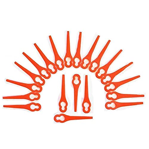 Florabest 20 Messer/Ersatzmesser/Kunststoffmesser LIDL Akku Rasentrimmer FRT 18 A - Achtung passt nur für FRT 18 A - Nicht für andere Modelle !!! von Florabest