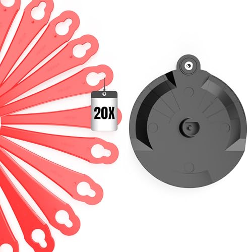 Florabest LIDL Akku Rasentrimmer Zubehör Set mit 20 Messer Trennscheibe mit Schrauben FRTA 20 A1 IAN 282232 von Florabest
