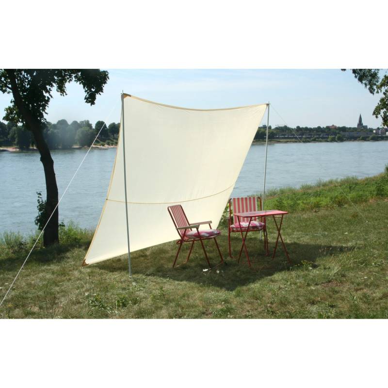 Floracord Camping Viereckssonnensegel Sand 250 cm x 300 cm von Floracord