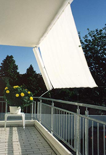 Floracord Sonnensegel Klarsicht Universal-Set-Senkrecht 230 x 140 cm, farblich sortiert von Floracord