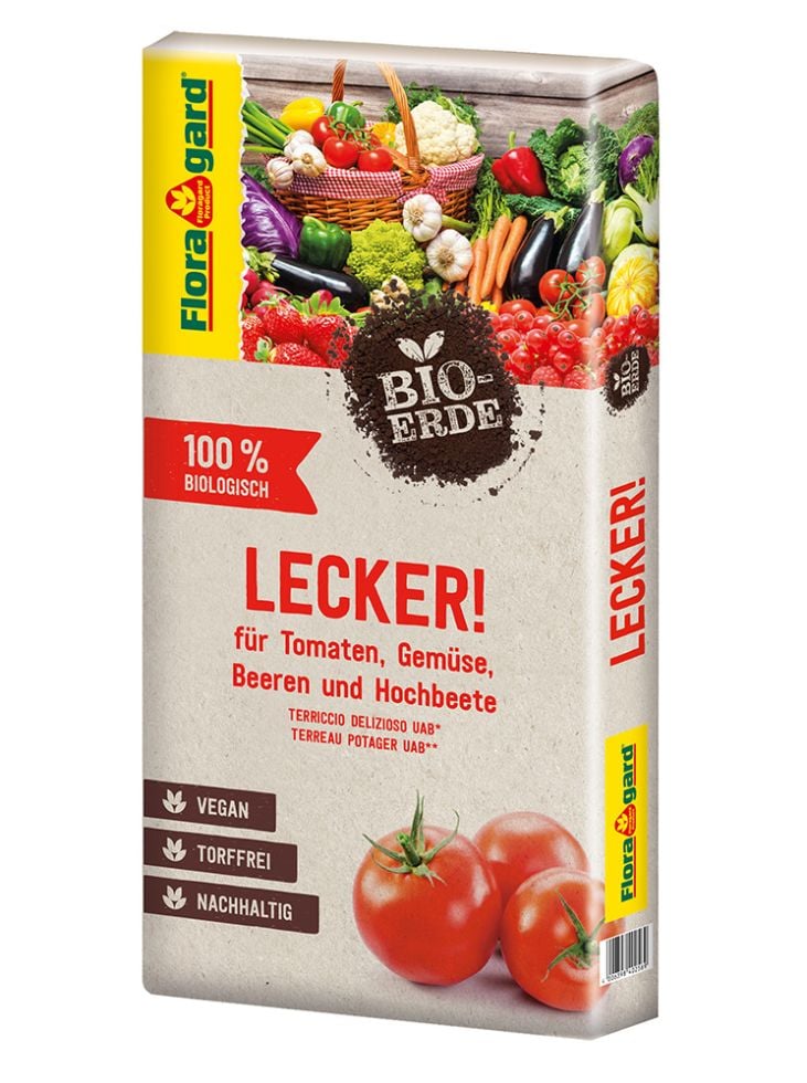 Floragard Bio Gemüseerde Lecker 40 L torffrei von Floragard
