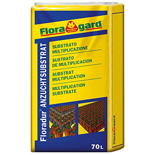Floragard Floraton 3 Aussaaterde - 70 L - Schildkrötenerde - Einstreu für Schildkröten u. andere Reptilien - für die Anzucht von Microgreens - mit Ton von Floragard