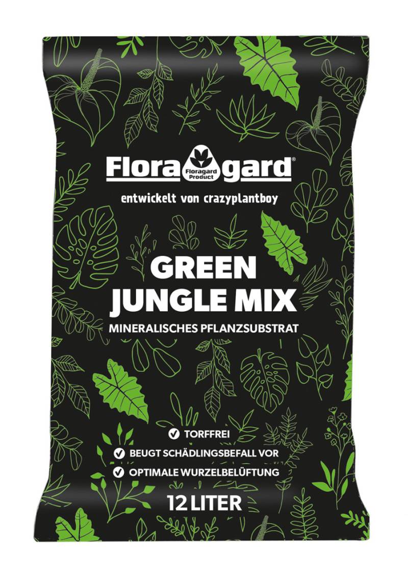 Floragard Green Jungle Mix mineralische Pflanzerde torffrei 12 L von Floragard