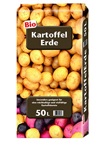Floragard Kartoffelerde 50 Liter - Bio-Gemüseerde für Speisekartoffeln und Süßkartoffeln im Freiland und in Gefäßen von Floragard