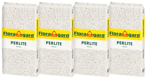 Floragard Perlite 4x5 Liter - Optimale Bodenbelüftung für gesundes Pflanzenwachstum von Floragard