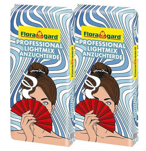 Floragard Professional Light Mix Anzuchterde – Perfekte Erde für Jungpflanzen, Samen & Stecklinge, Mit Perlite, Trichoderma-Pilz und 4 Wochen Nährstoffversorgung - 2x20 Liter Floragard Professional Light Mix Anzuchterde – Perfekte Erde für Jungpflanzen, Samen & Stecklinge, Mit Perlite, Trichoderma-Pilz und 4 Wochen Nährstoffversorgung - 2x20 Liter von Floragard