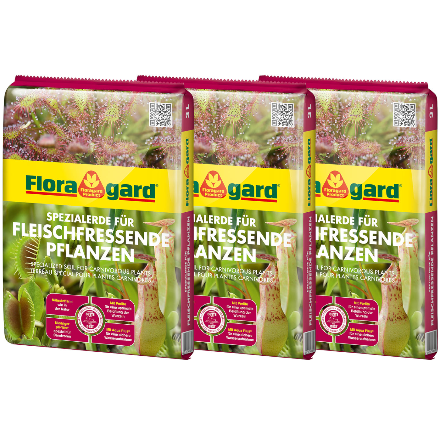 Floragard Spezialerde für fleischfressende Pflanzen 3x3L von Floragard