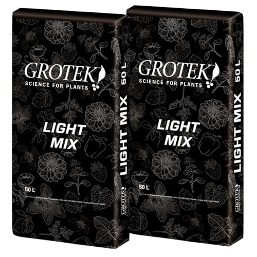Grotek Light Mix - Profi Anzuchtsubstrat für Cannabis | Optimale Nährstoffversorgung & Wachstum | 2x50 L Grotek Light Mix - Profi Anzuchtsubstrat für Cannabis | Optimale Nährstoffversorgung & Wachstum | 2x50 L von Floragard