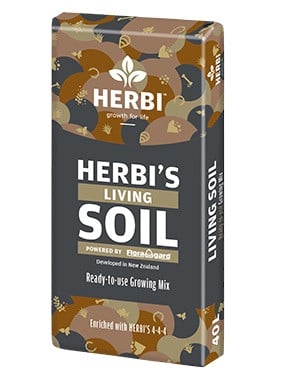 Herbi's Living Soil Grow Erde torffrei 40 L von Floragard