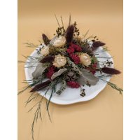 Herbst Winter Deko Trockenblumen | Handgemachtes Tischgesteck Natürliche Weihnachtsdeko in Keraflott-Schale Floraherz Herbst Winter Deko Trockenblumen | Handgemachtes Tischgesteck Natürliche Weihnachtsdeko in Keraflott-Schale Floraherz von Floraherz