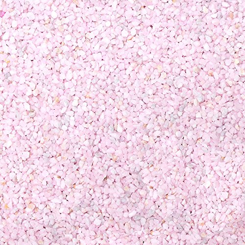 Floral-Direkt 1kg Dekogranulat Granulat Streudeko Farbgranulat Dekosteine Farbkies ca. 0,7L 2-3mm, Farbe:rosa von Floral-Direkt