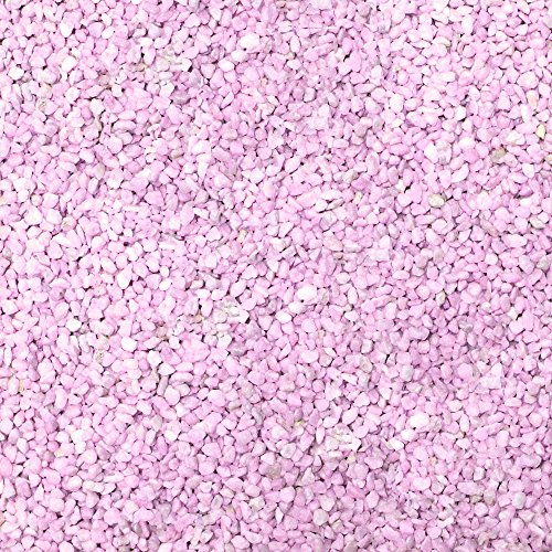 Floral-Direkt 1kg Dekogranulat Granulat Streudeko Farbgranulat Dekosteine Farbkies ca. 0,7L 2-3mm, Farbe:Flieder von Floral-Direkt