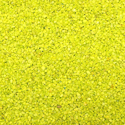 Floral-Direkt 1kg Dekogranulat Granulat Streudeko Farbgranulat Dekosteine Farbkies ca. 0,7L 2-3mm, Farbe:apfelgrün von Floral-Direkt