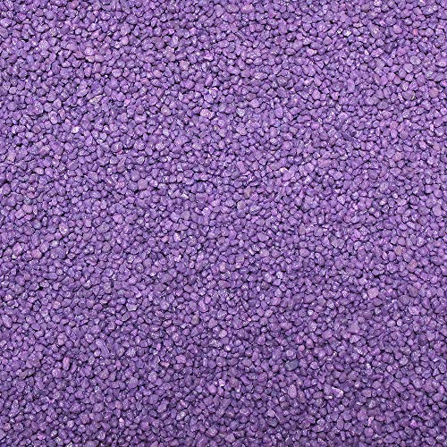 Floral-Direkt 1kg Dekogranulat Granulat Streudeko Farbgranulat Dekosteine Farbkies ca. 0,7L 2-3mm, Farbe:aubergine von Floral-Direkt