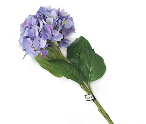 Floral Elegance Künstliche Hortensien mit einem Stiel, 87 cm, Violett, 6 Stück von Floral Elegance