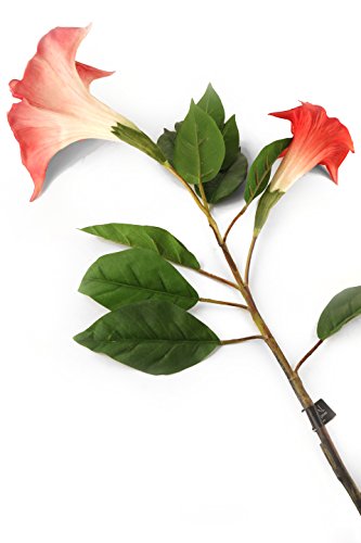 Floral Elegance Künstliche Engels-Trompete, 108 cm, Rosa, 6 Stück von Floral Elegance