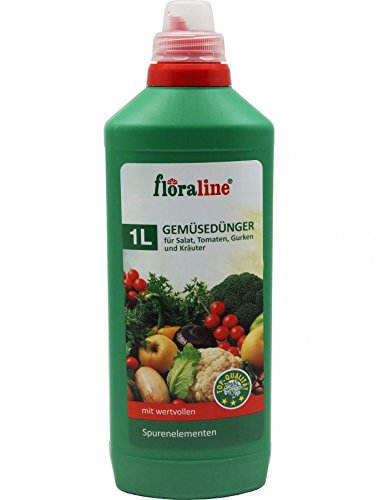Floraline flüssiger Gemüsedünger 1ltr Flüssigdünger Dünger von Floraline