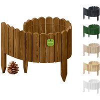 Floranica Rollborder Flexibler Holzzaun 100 x 10 cm Natur Beeteinfassung Gartenzaun Floranica Rollborder Flexibler Holzzaun 100 x 10 cm Natur Beeteinfassung Gartenzaun von Floranica