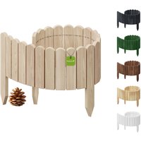 Floranica Rollborder Flexibler Holzzaun 100 x 10 cm Natur Beeteinfassung Gartenzaun Floranica Rollborder Flexibler Holzzaun 100 x 10 cm Natur Beeteinfassung Gartenzaun von Floranica