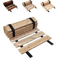 Gartenweg Rollweg 30 cm x 6 m Unbehandelt kürzbar Lärchenholz Laufweg Garten von Floranica
