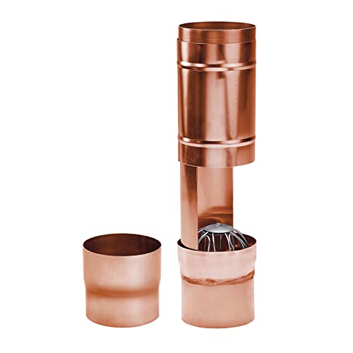 Laubsammler Kupfer mit Sieb DN 100 inkl. Adapter Regenwasserfilter Laubabscheider für Blechfallrohre mit 100 mm Durchmesser. Verhindert das Zusetzen und Verstopfen von Fallrohren durch Grobschmutzsieb Laubsammler Kupfer mit Sieb DN 100 inkl. Adapter Regenwasserfilter Laubabscheider für Blechfallrohre mit 100 mm Durchmesser. Verhindert das Zusetzen und Verstopfen von Fallrohren durch Grobschmutzsieb von FLORANTIA