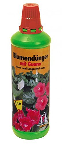 Blumendünger Naturdünger Gartendünger Flüssigdünger Guano 1 Liter Flasche von Florasan