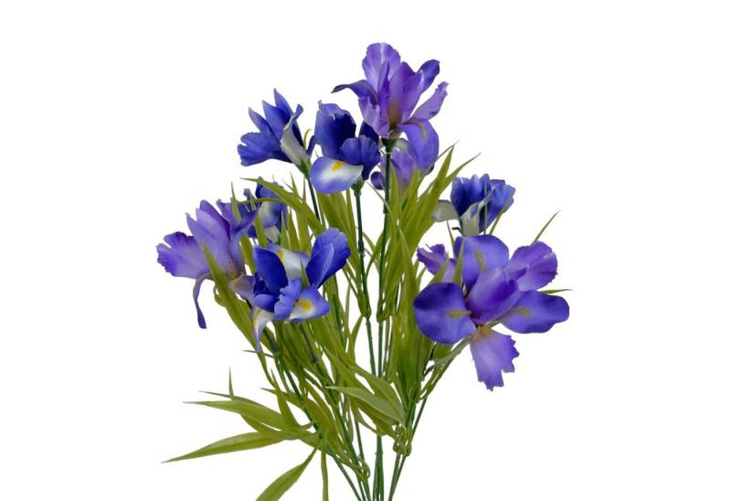 Kunstblume Künstlicher Irisbusch mit 9 Zweigen, Schwertlilie ca. 45cm BLAU, Floratexx GmbH Kunstblume Künstlicher Irisbusch mit 9 Zweigen, Schwertlilie ca. 45cm BLAU, Floratexx GmbH von Floratexx GmbH