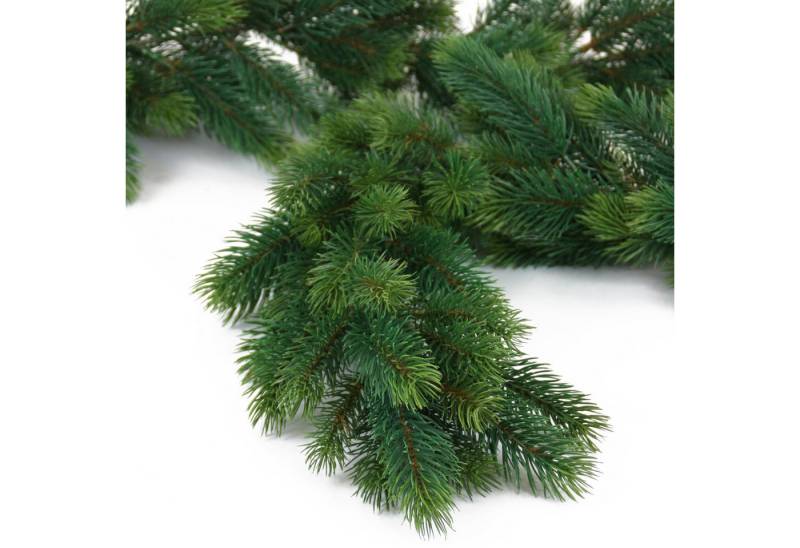 Kunstgirlande Künstliche, buschige Tannengirlande 170cm, 200 Tannentriebe Winterdeko, Floratexx GmbH von Floratexx GmbH